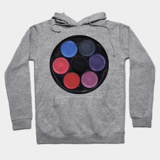 Watercolor wheel Hoodie